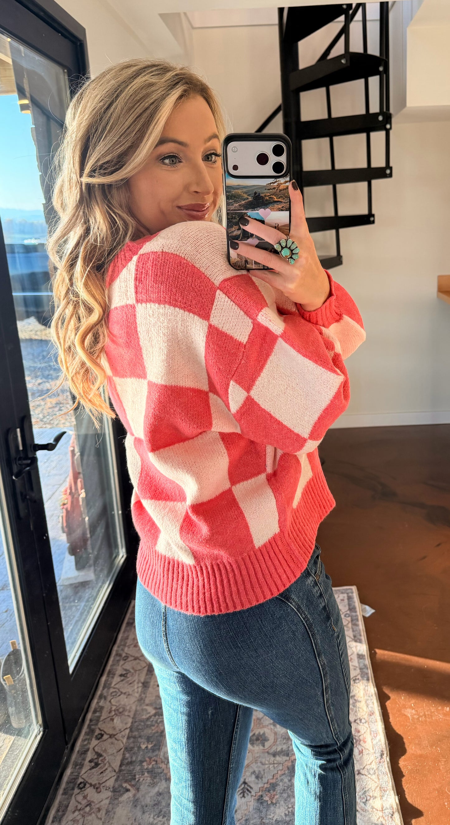 Checkered Sweater