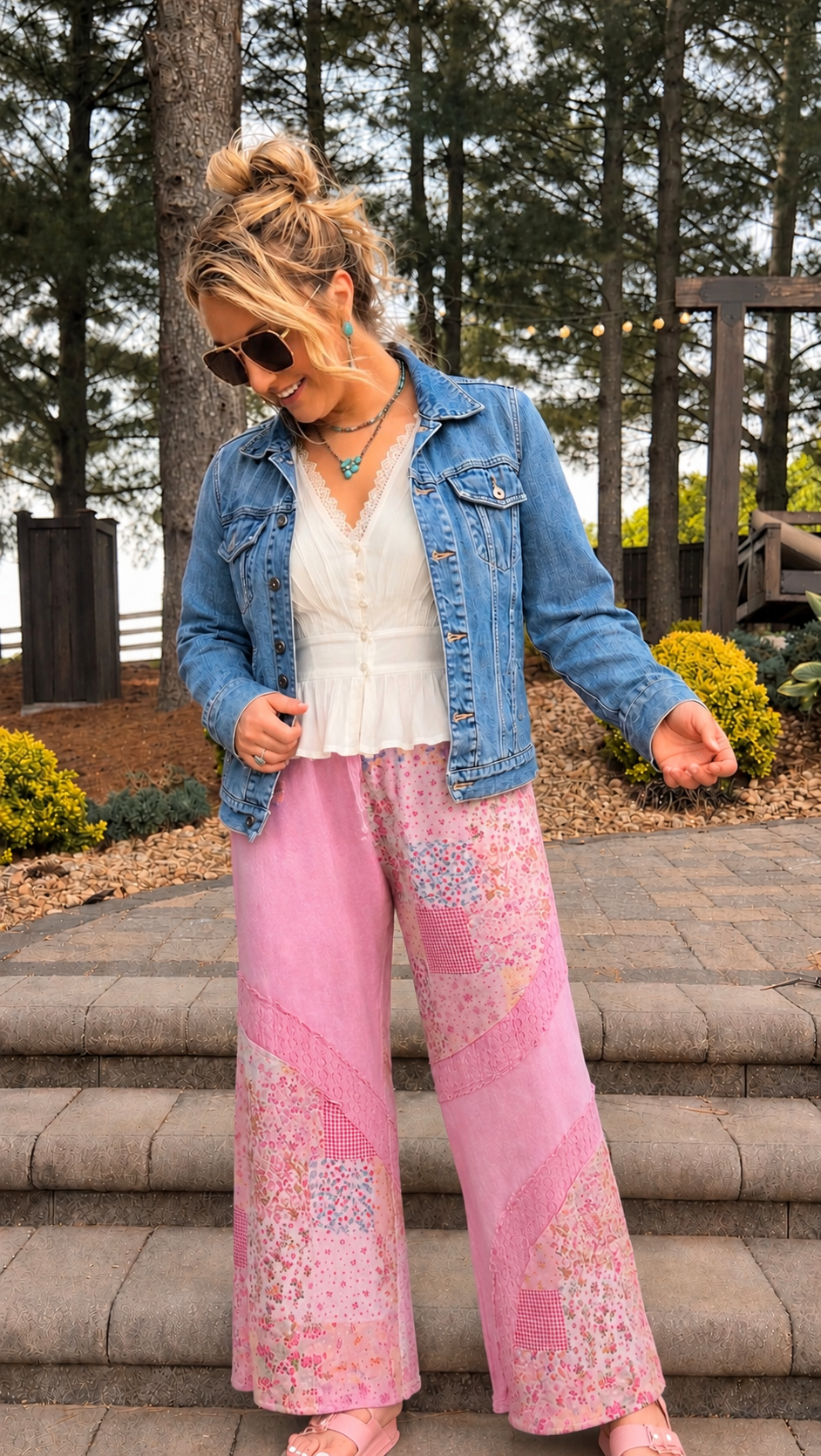 NEW- boho cowgirl pants
