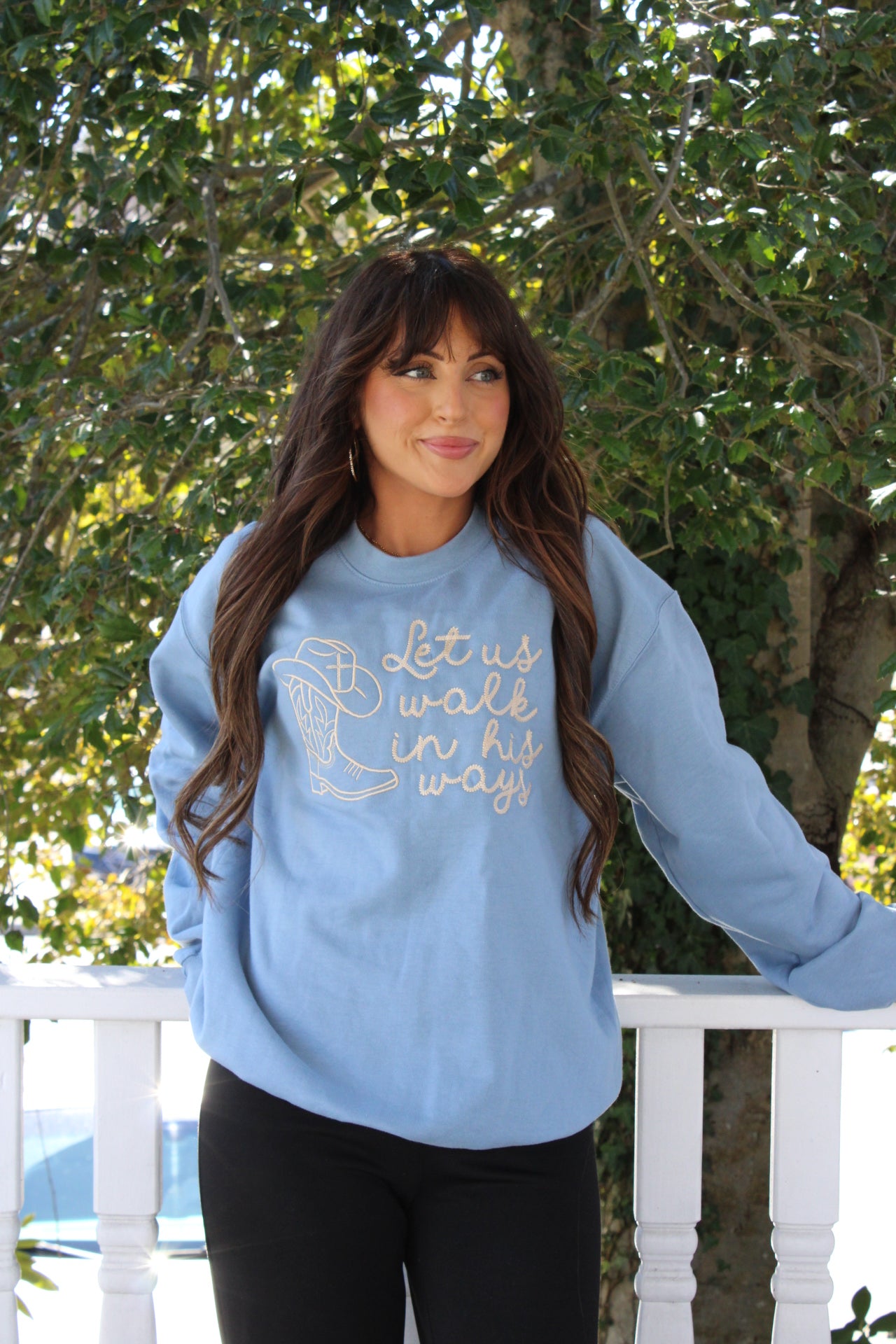 Let us walk in his ways sweatshirt