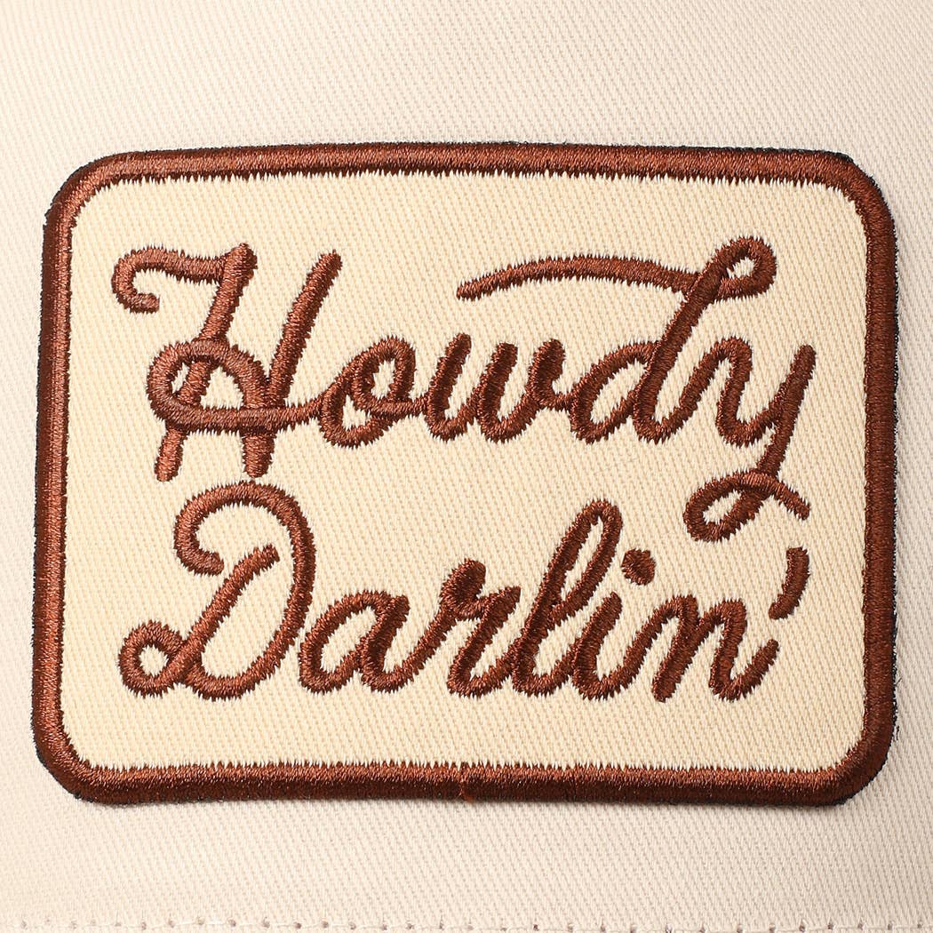 Howdy Darlin' Embroidery Patch Cap
