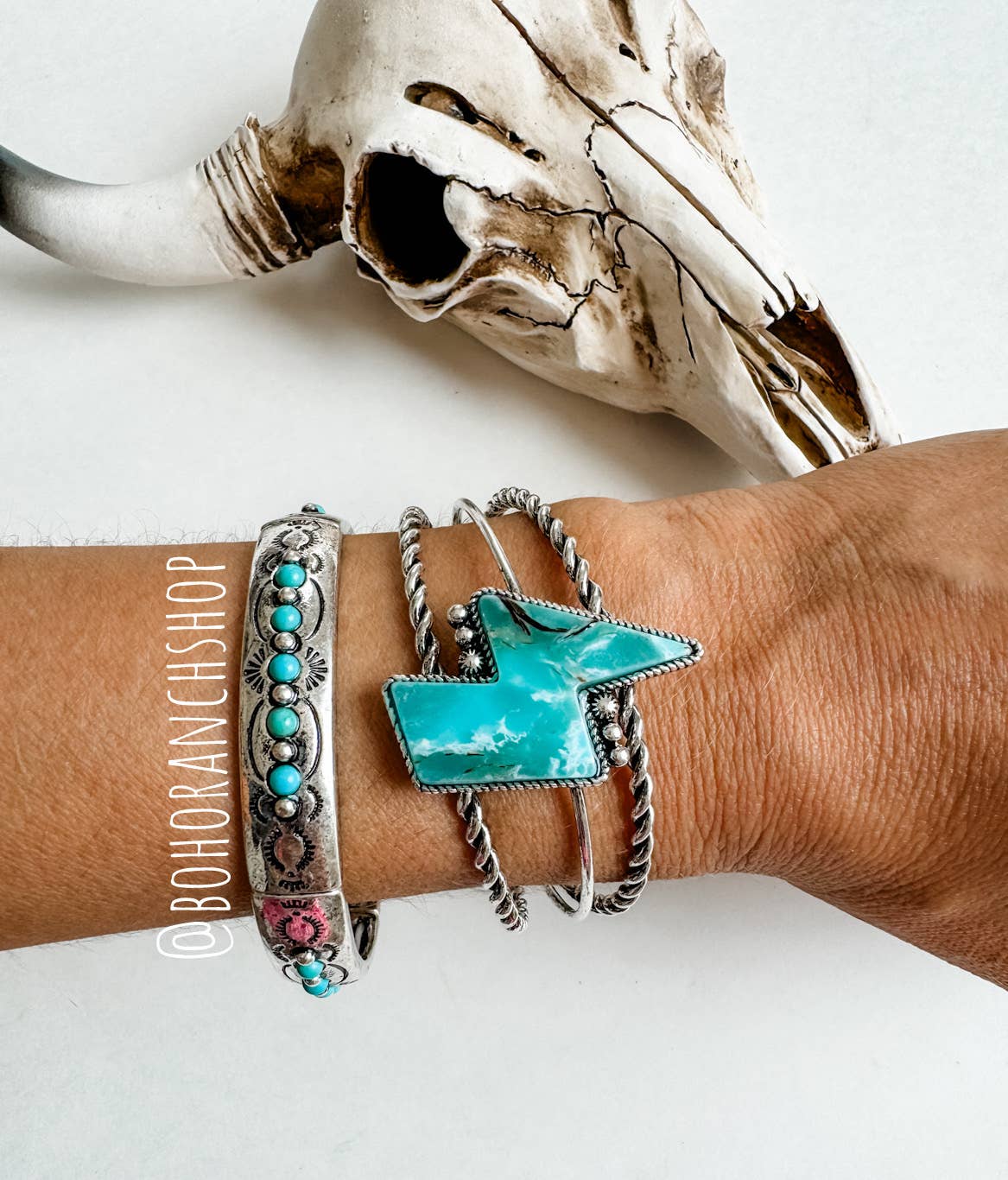 Western Navajo Style Stone Bracelet