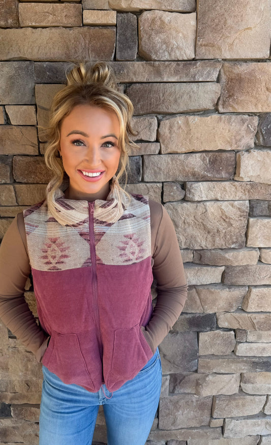 Aztec vest