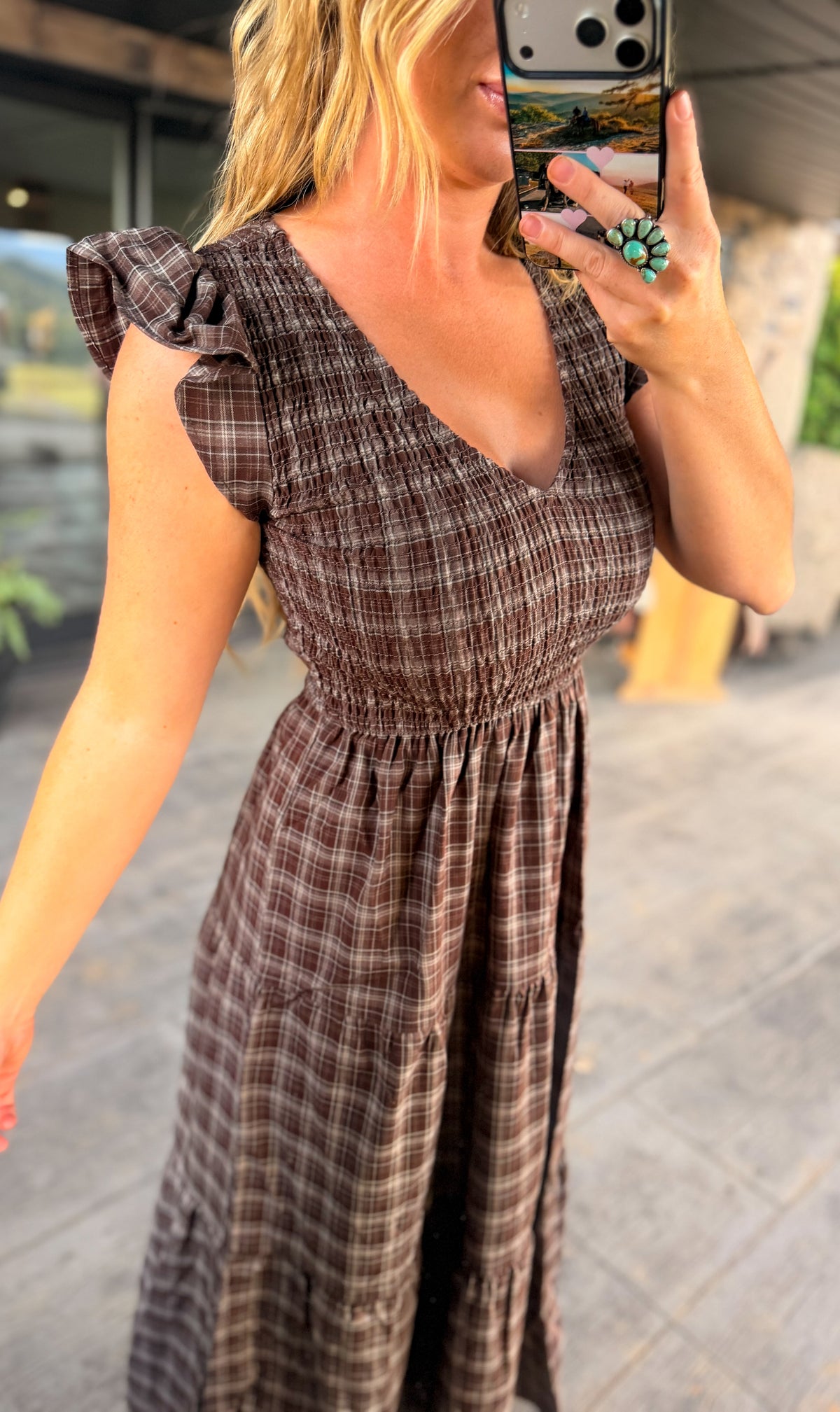 Belle Plaid Dress