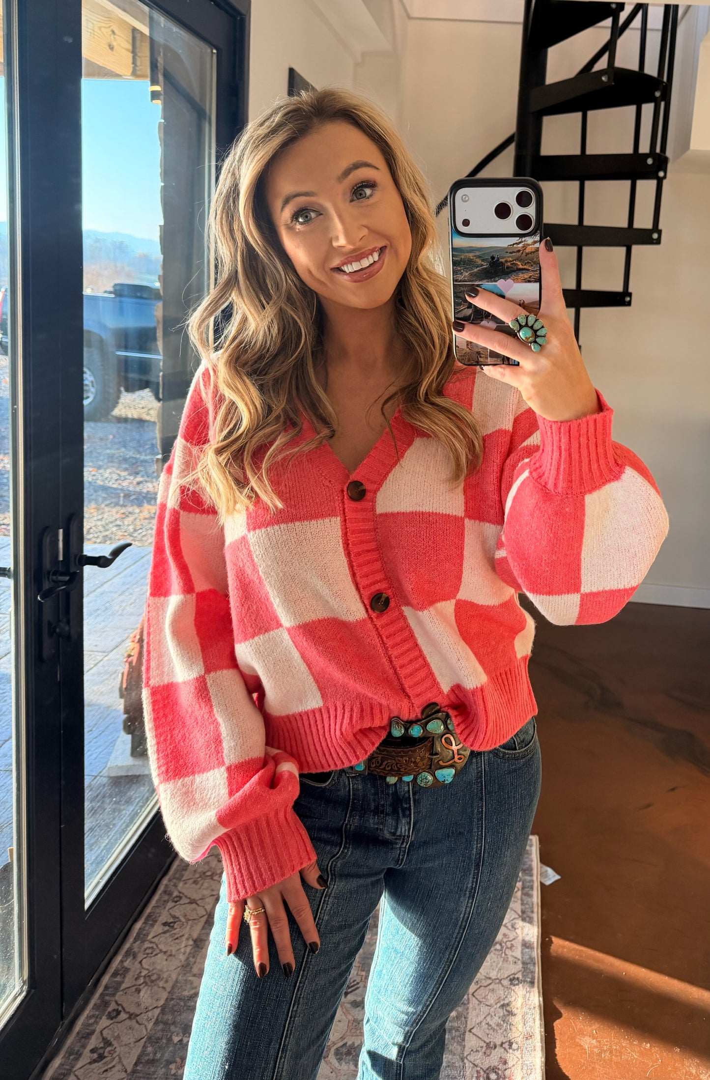 Checkered Sweater
