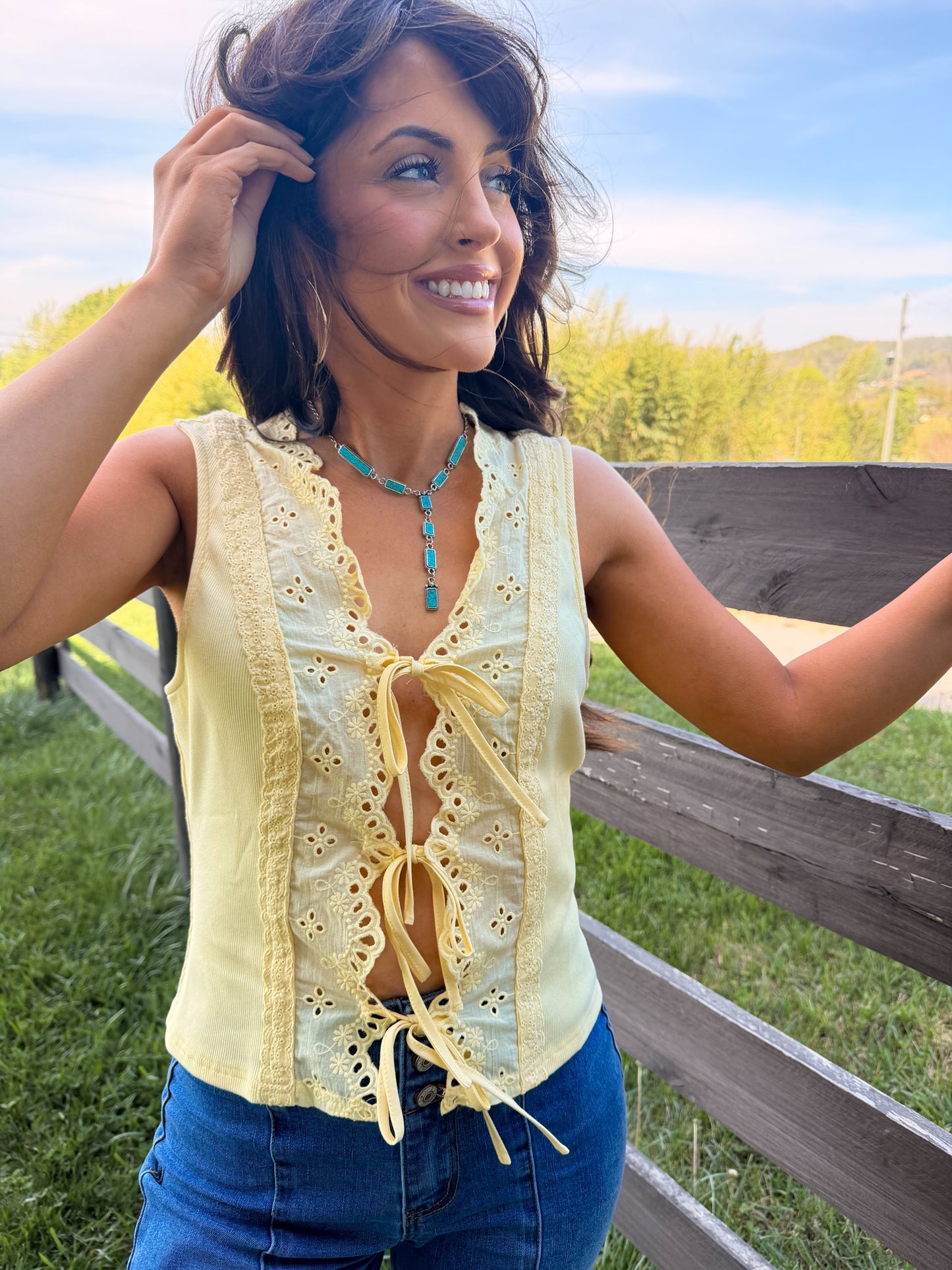 Buttercup Tie Vest