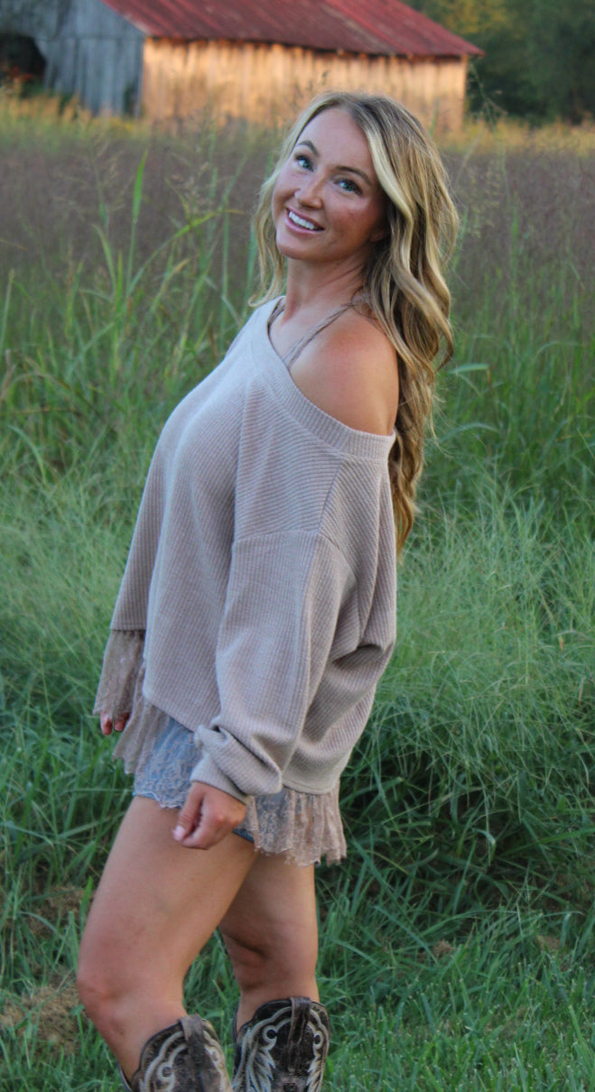 Romance and Lace Top
