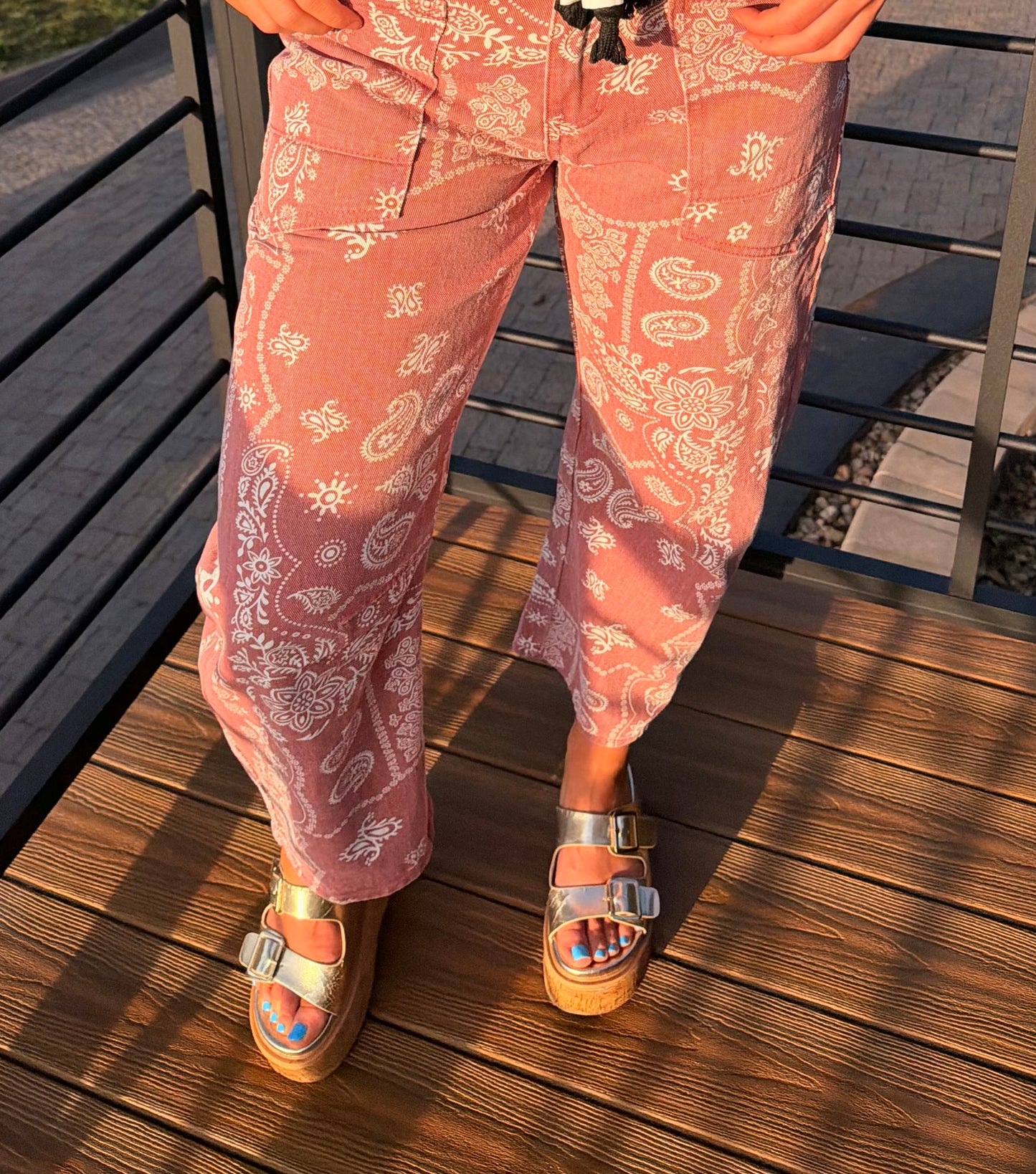 Paisley Barrel Jeans