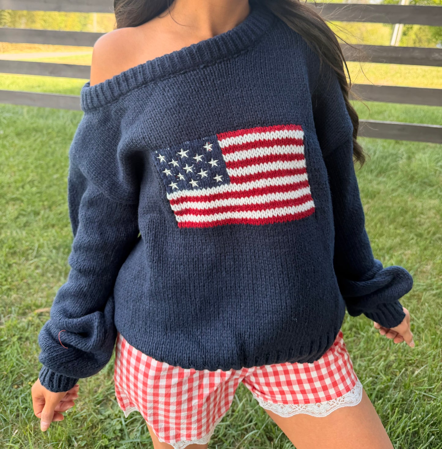 American Honey Boat Neck Sweater