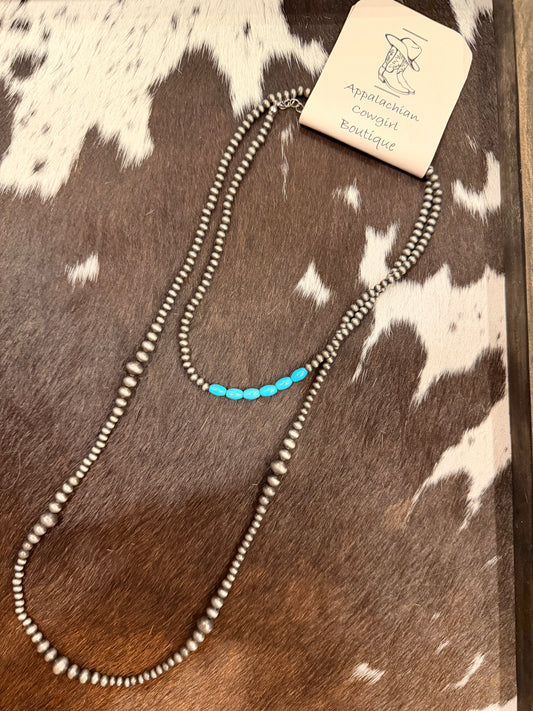 Long Layered Navajo Pearls