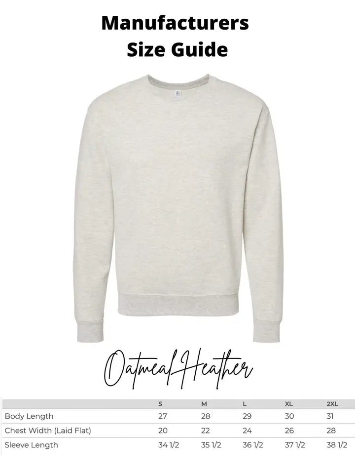 God is good Sweatshirt- Heather Oatmeal